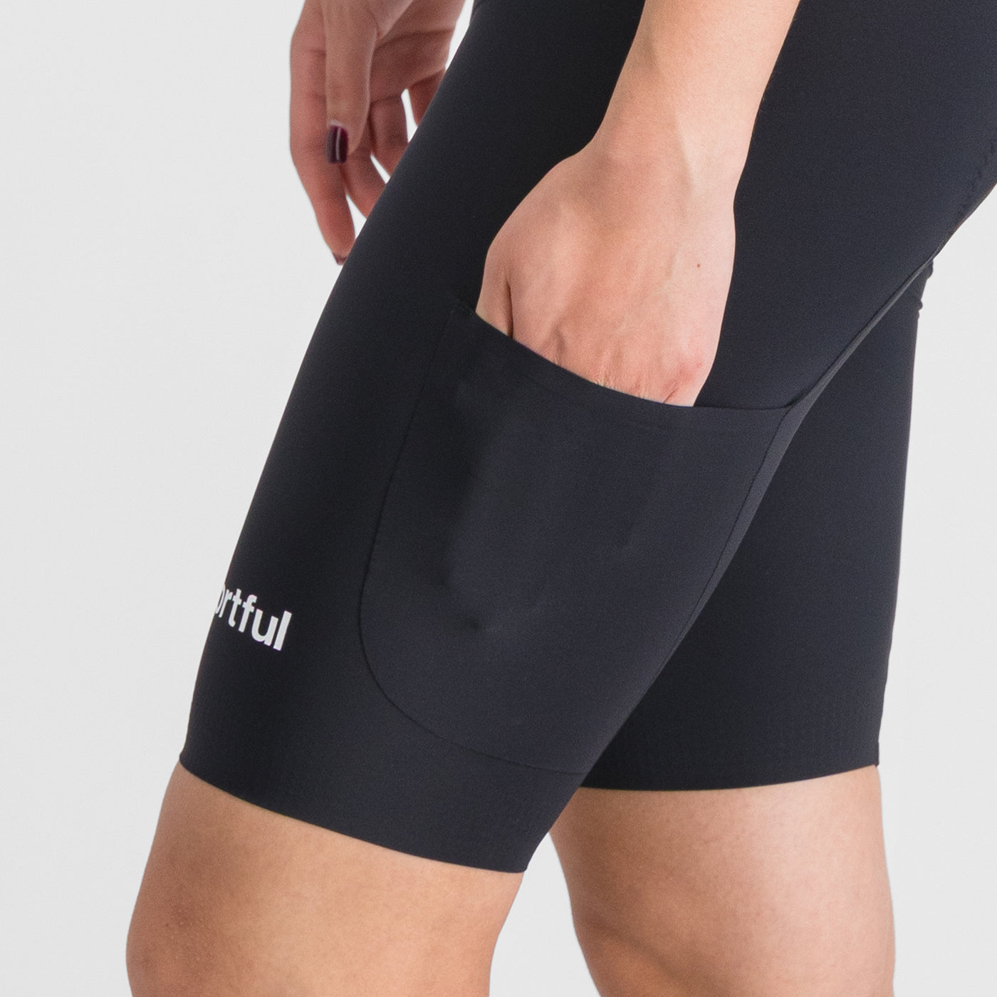 SPORTFUL G-SUIT Kurzärmliger Einteiler Damen Schwarz/Weiß