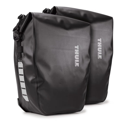 Paar THULE SHIELD 25L Gepäckträgertaschen Schwarz