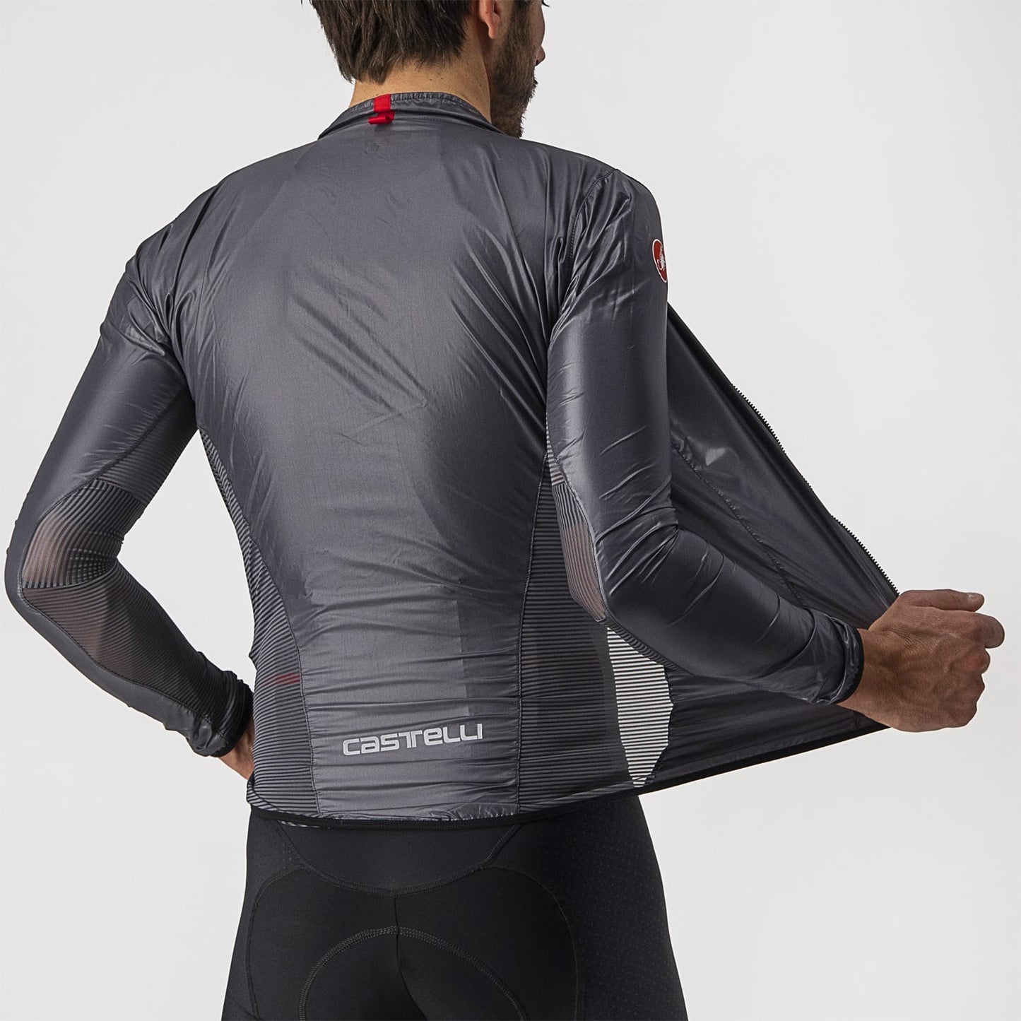 CASTELLI ARIA SHELL Jacke Dunkelgrau