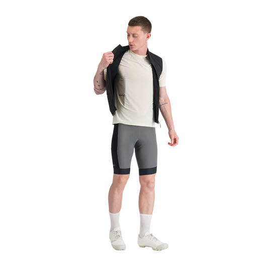 SPORTFUL SUPERGIARA 2 Kurze Trägerhose Grau/Schwarz