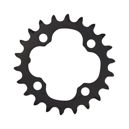 Inneres Kettenblatt SHIMANO ALIVIO M4050 9-fach, 4-Loch, 64 mm — Kettenblatt auf weißem Hintergrund
