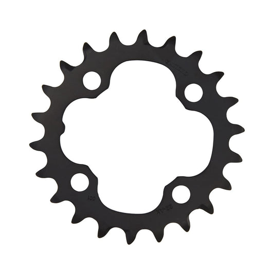 Inneres Kettenblatt SHIMANO ALIVIO M4050 9-fach, 4-Loch, 64 mm — Kettenblatt auf weißem Hintergrund