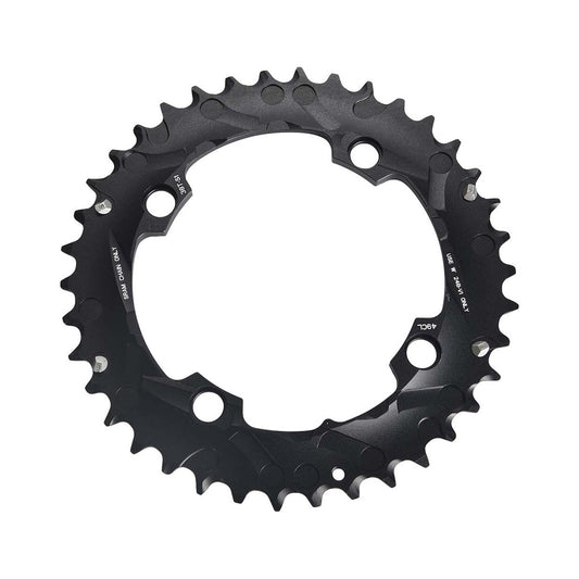 Äußeres Kettenblatt SRAM MTB 104BCD 10-fach, 4-Loch, 104 mm — Kettenblatt auf weißem Hintergrund