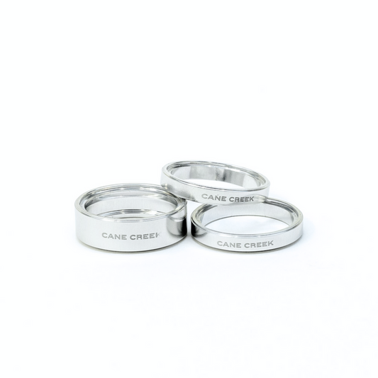 CANE CREEK Interlok Steuersatz-Spacer-Set, Silber