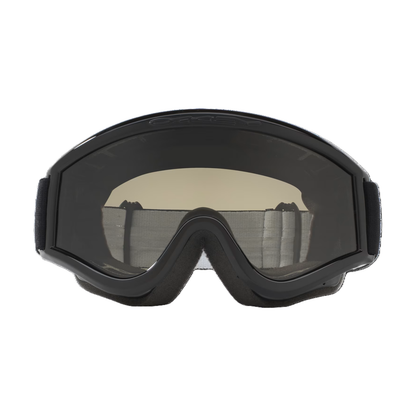 Maske OAKLEY L-Frame MX Jet Black Scheibe Dark Grey