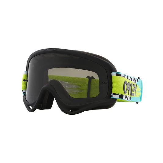 OAKLEY O Frame MX Teal Checks Screen Dunkelgrau Maske OO7029-83