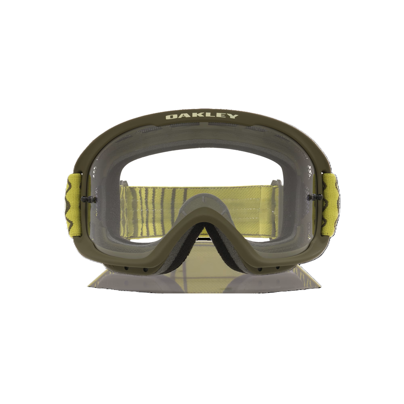 Maske OAKLEY O Frame Pro 2.0 MTB Cactus Dark Brush Transparente Scheibe