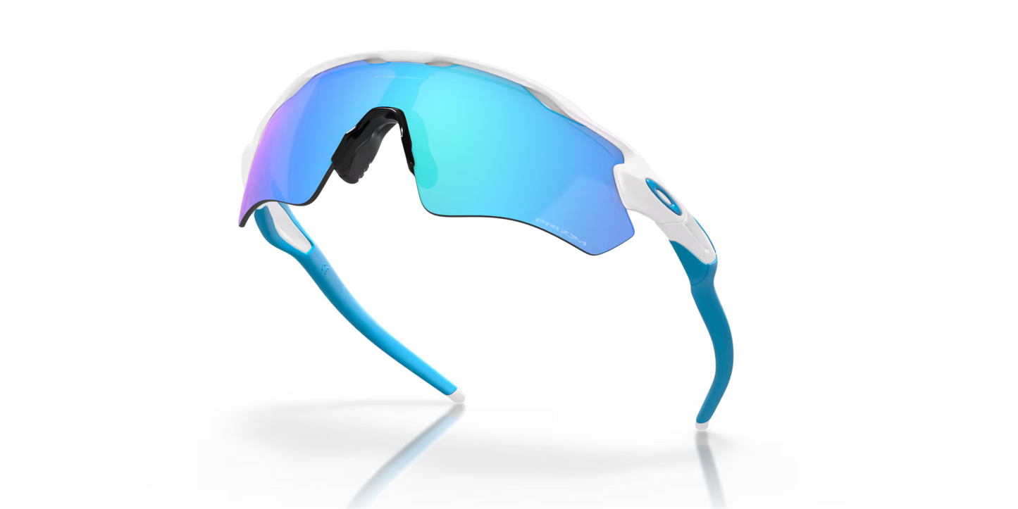 Brille OAKLEY RADAR EV PATH Polish Weiß Prizm Sapphire Glas