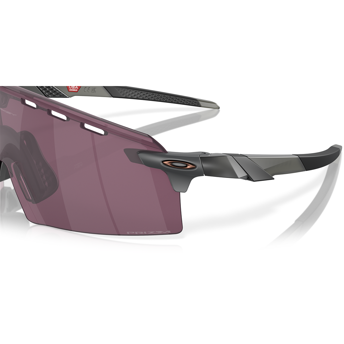 OAKLEY ENCODER STRIKE V Brille Grau Mat Smoke Prizm Road Schwarz - OO9235-1039