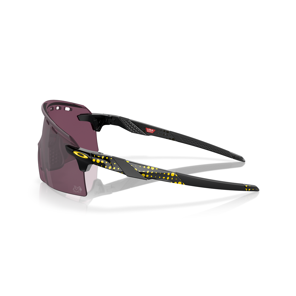 OAKLEY ENCODER STRIKEV Tour de France Brille Schwarz Gelb Prizm Road Schwarz - OO9235-1739