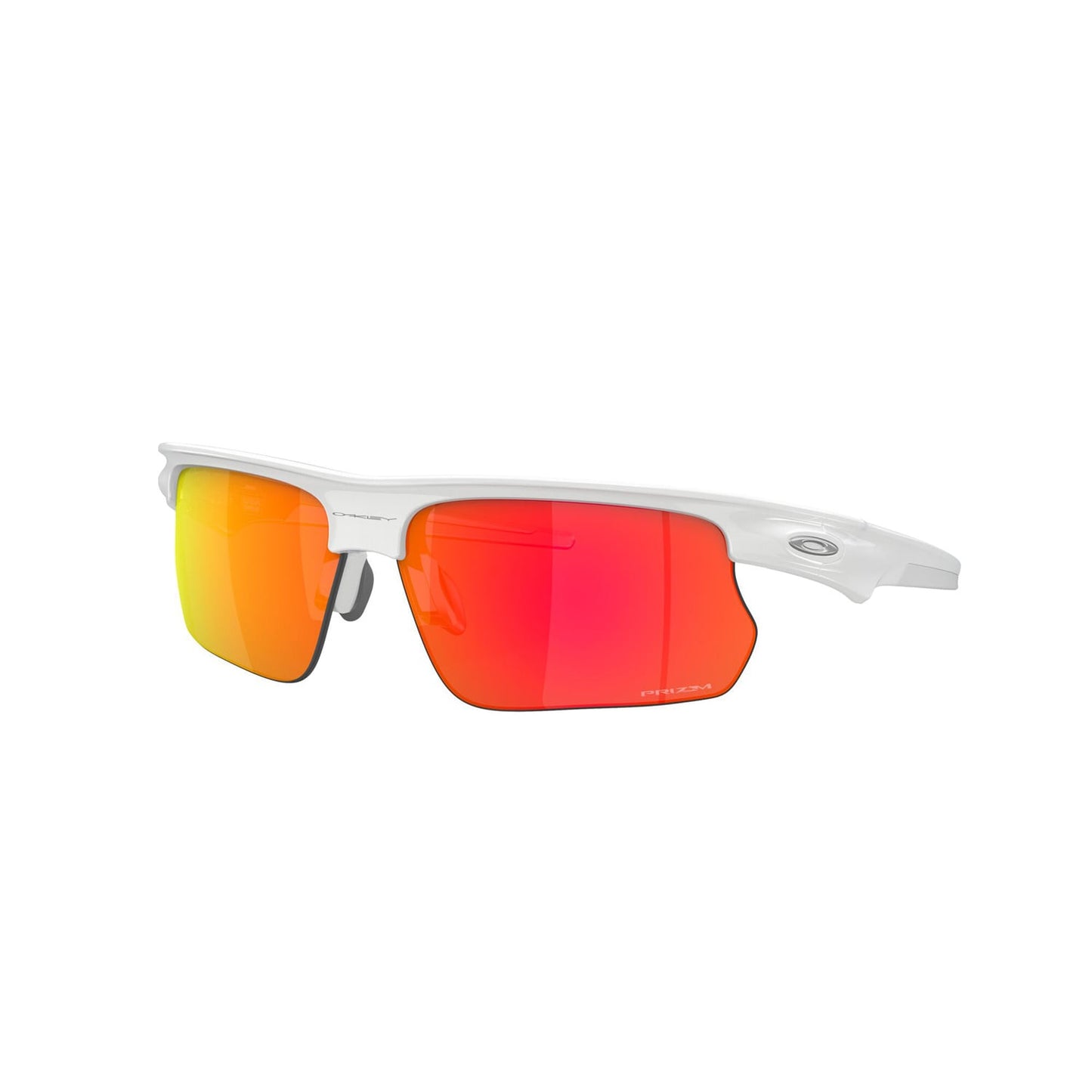 OAKLEY BISPHAERA Brille Weiß Prizm Ruby -0OO9400-0368