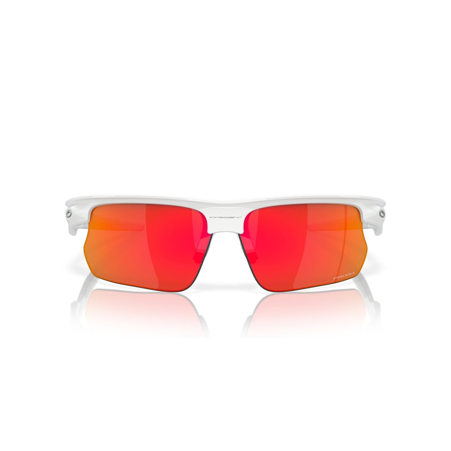 OAKLEY BISPHAERA Brille Weiß Prizm Ruby -0OO9400-0368