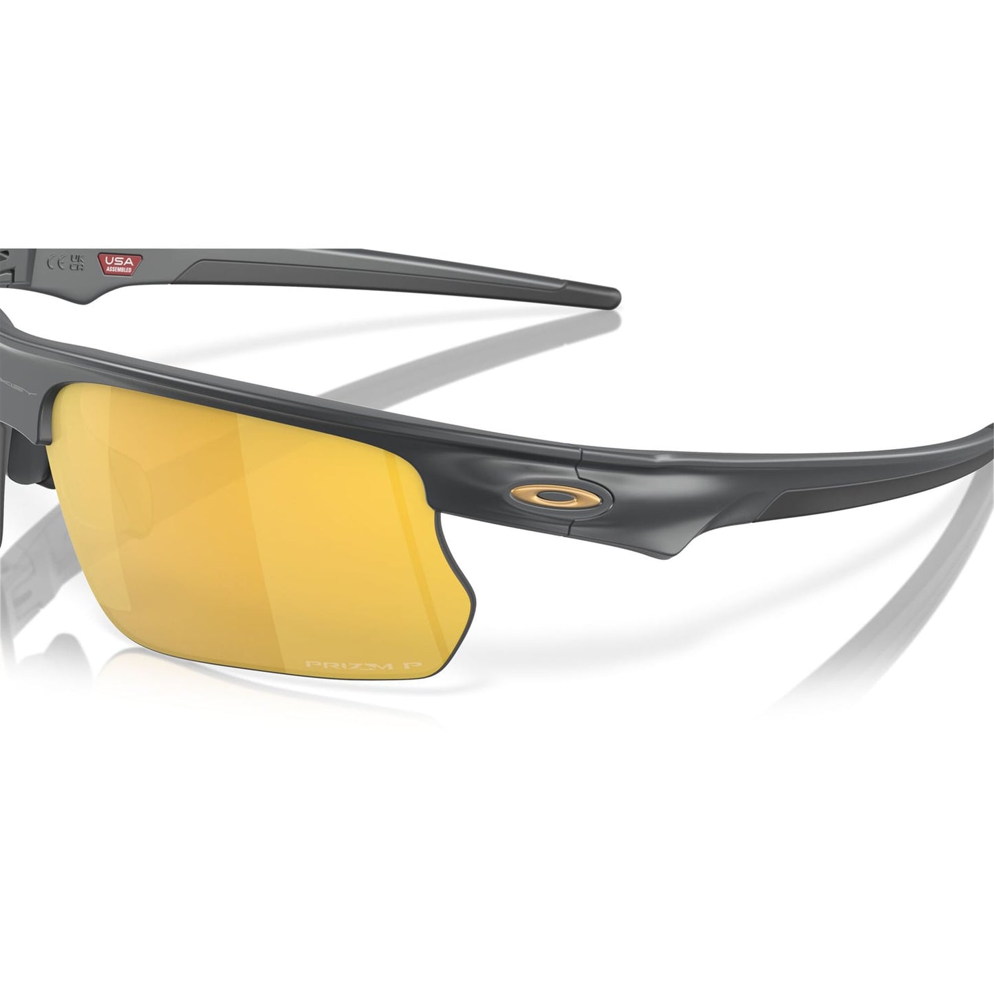 OAKLEY BISPHAERA BISPHAERA Carbon Matt Prizm 24K Polarized Brille - 0OO9400-1268