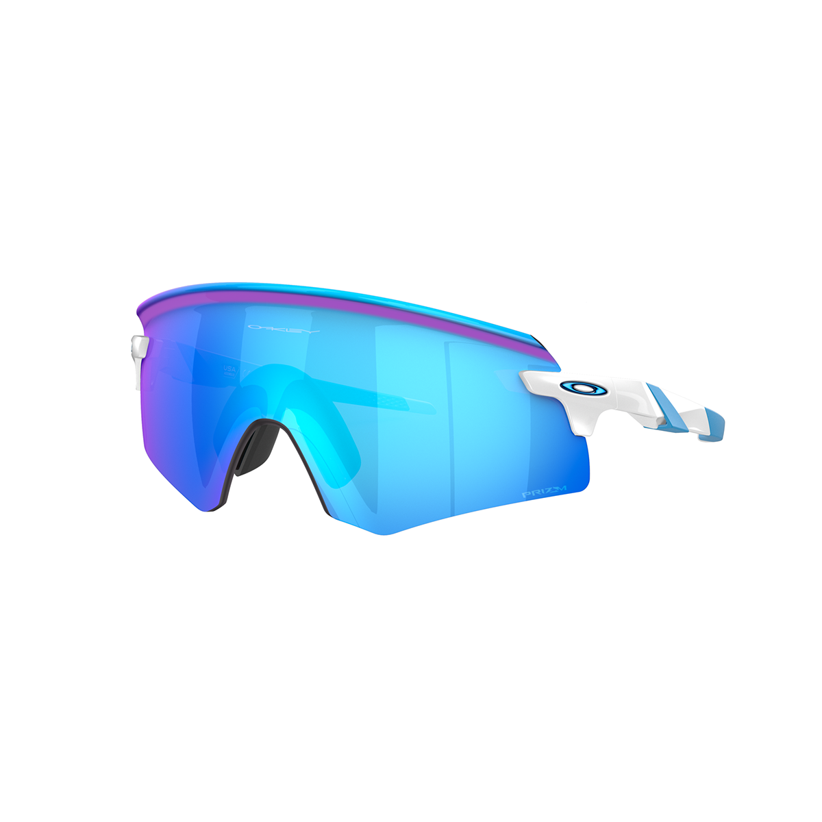 OAKLEY ENCODER Brille Polished Weiß Prizm Sapphire - OO9471-0536