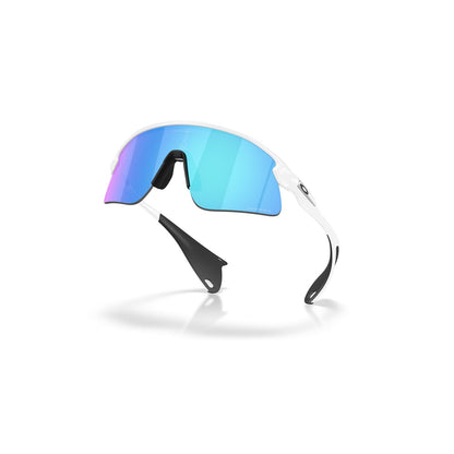 Brille OAKLEY STUNT DEVIL Weiß Matt Prizm Sapphire