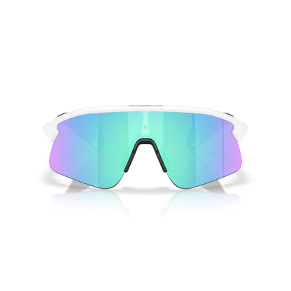 Brille OAKLEY STUNT DEVIL Weiß Matt Prizm Sapphire