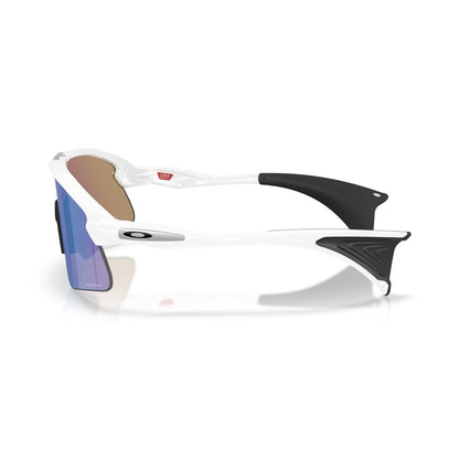 Brille OAKLEY STUNT DEVIL Weiß Matt Prizm Sapphire