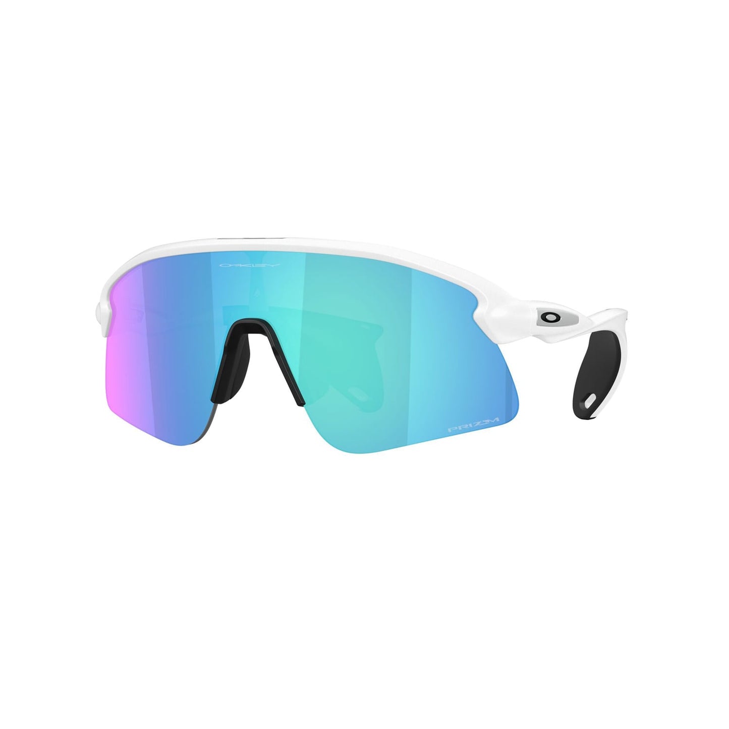 OAKLEY STUNT DEVIL S Brille Weiß Matt Prizm Saphire