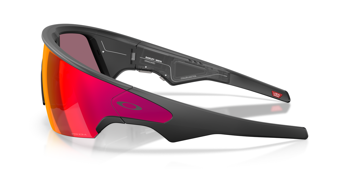 Brille OAKLEY VANGUARD META Schwarz Glas Prizm Road