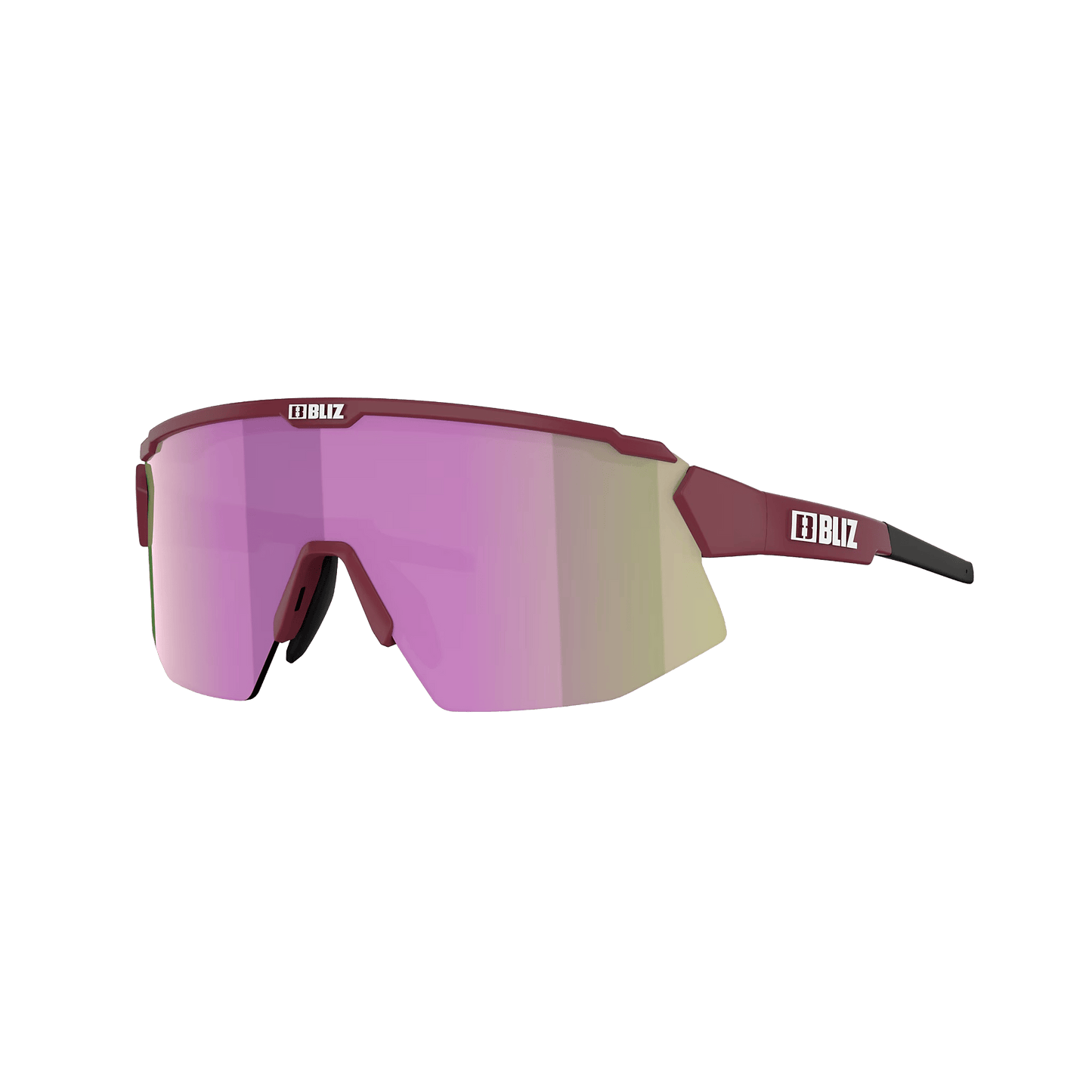 Brille BLIZ BREEZE SMALL Bordeaux Schirm Braun/Rosa