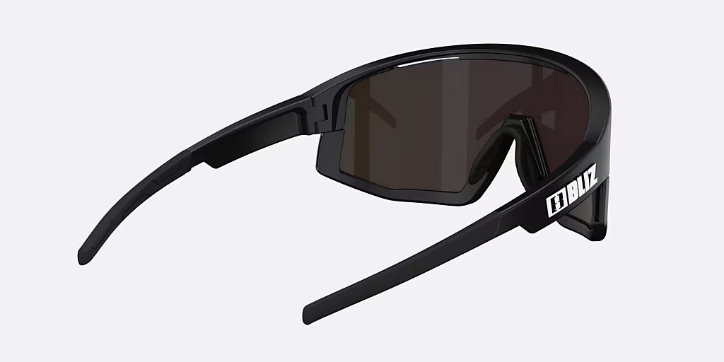 BLIZ FUSION SMALL Brille Schwarz Matt Schirm Braun Rosa