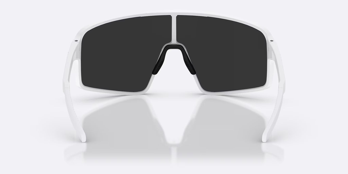 BLIZ P001 Brille Weiß Matt Smoke Screen