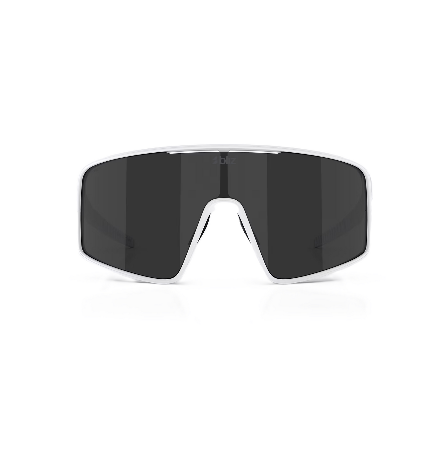 BLIZ P001 Brille Weiß Matt Smoke Screen