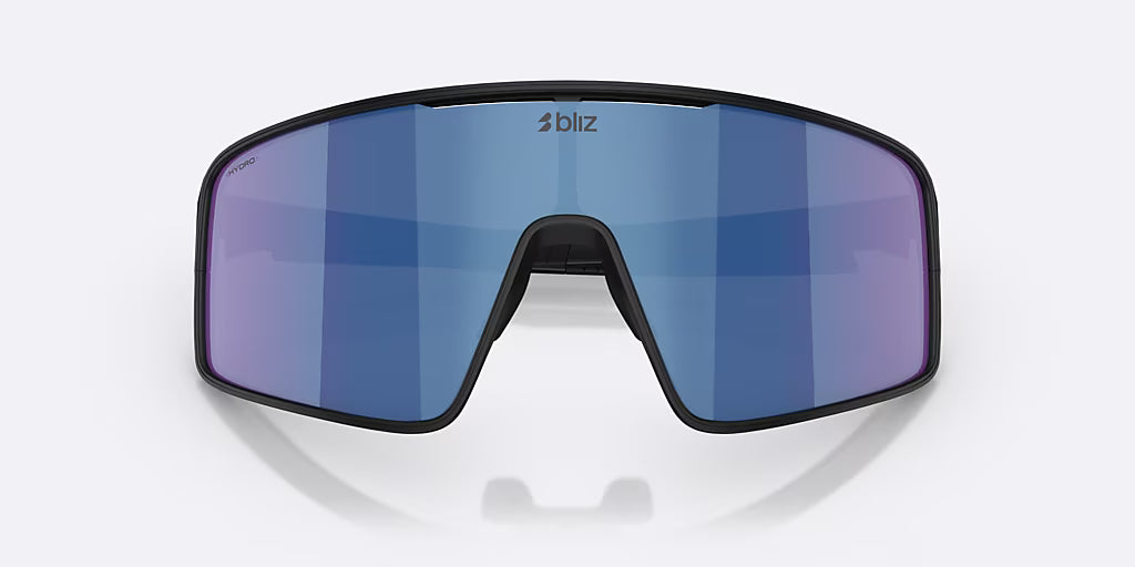 BLIZ P001 Brille Schwarz Matt Irdium Blue Screen