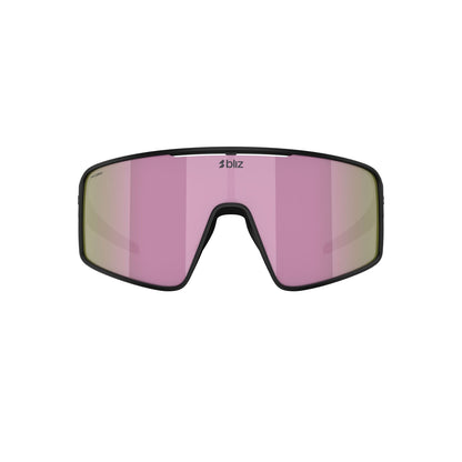 Brille BLIZ P001 S Schwarz Matt Scheibe Braun Rose Multicolor