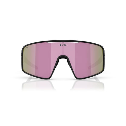 Brille BLIZ P001 S Schwarz Matt Scheibe Braun Rose Multicolor