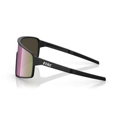 Brille BLIZ P001 S Schwarz Matt Scheibe Braun Rose Multicolor
