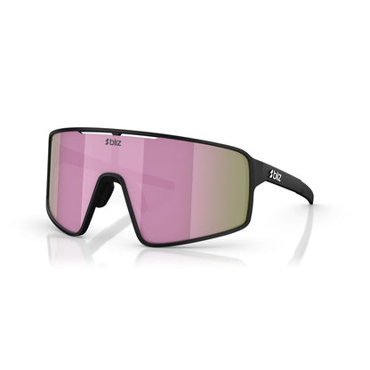 Brille BLIZ P001 S Schwarz Matt Scheibe Braun Rose Multicolor