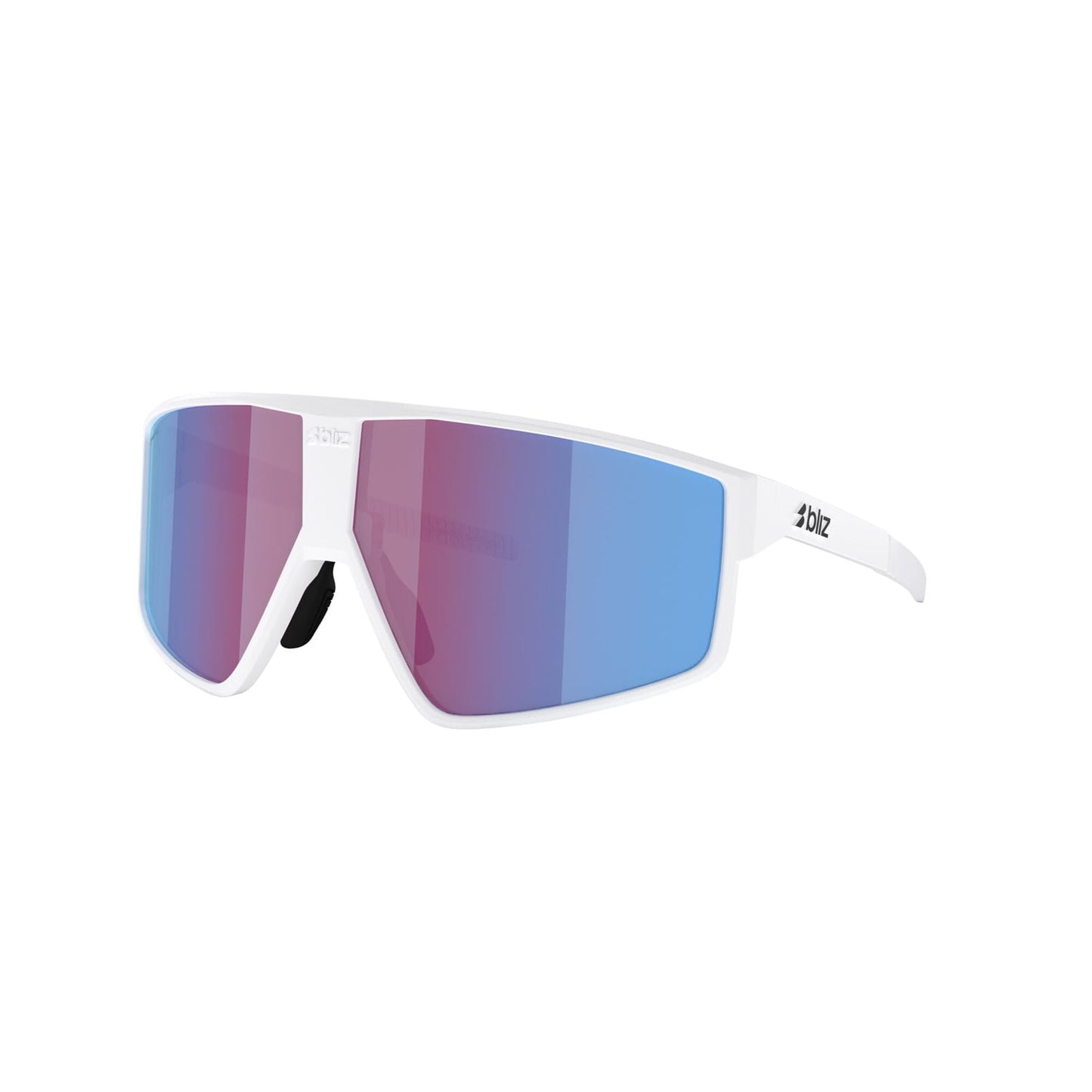 BLIZ P002 Brille Weiß Bildschirm Rosa Violett Blau Spiegel