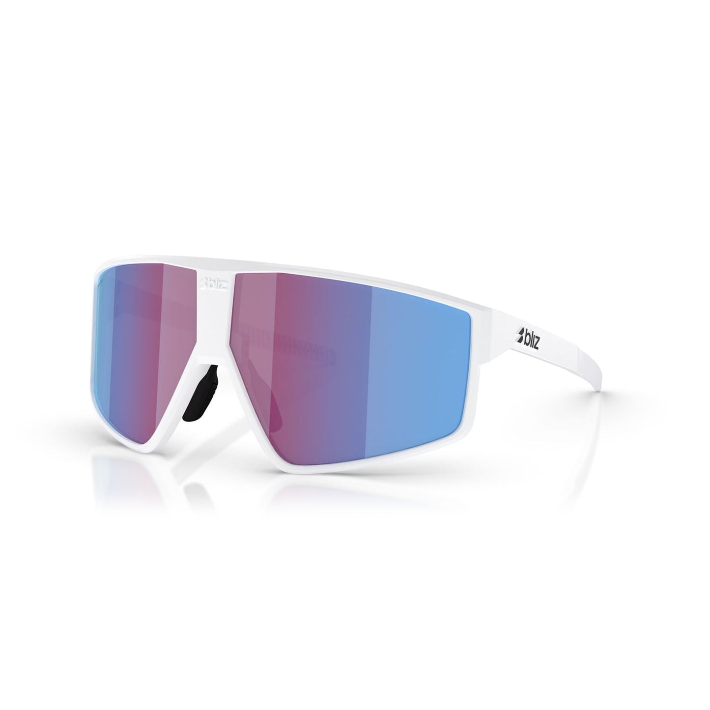 BLIZ P002 Brille Weiß Bildschirm Rosa Violett Blau Spiegel