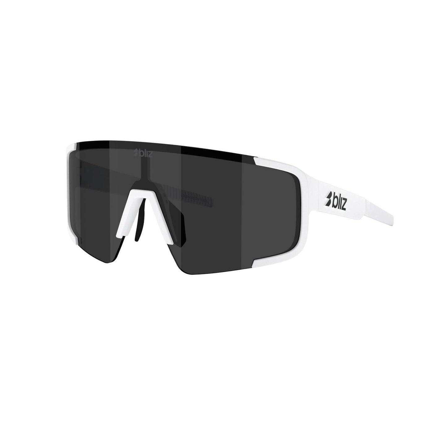 BLIZ P003 Brille Weiß Matt Smoke Screen