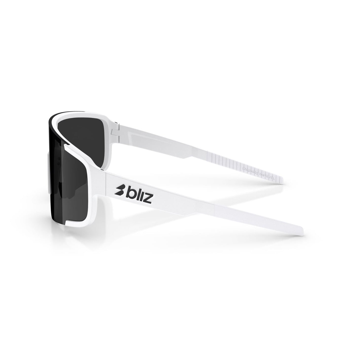 BLIZ P003 Brille Weiß Matt Smoke Screen