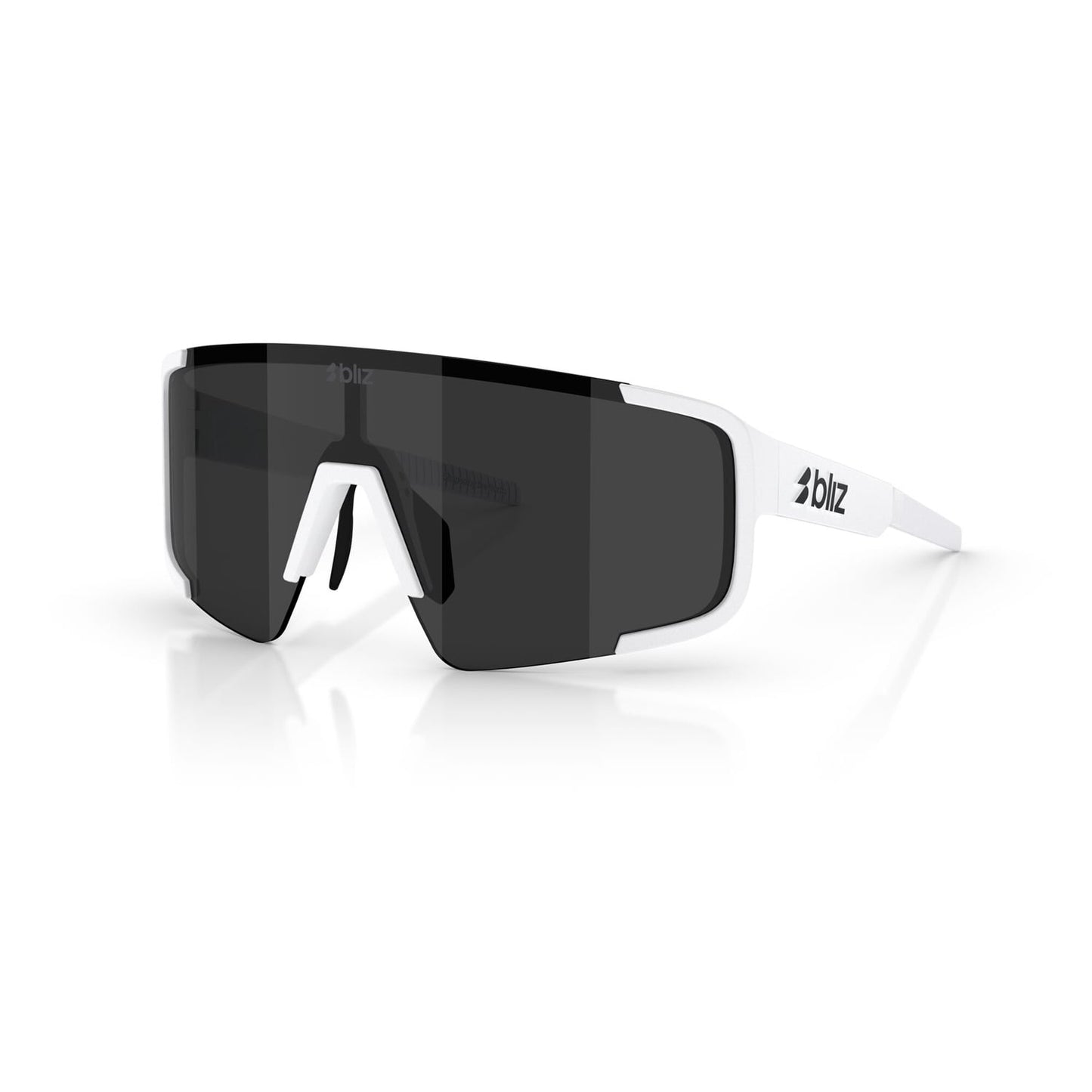 BLIZ P003 Brille Weiß Matt Smoke Screen