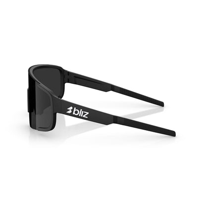 Brille BLIZ P003 Schwarz Matt Glas Smoke