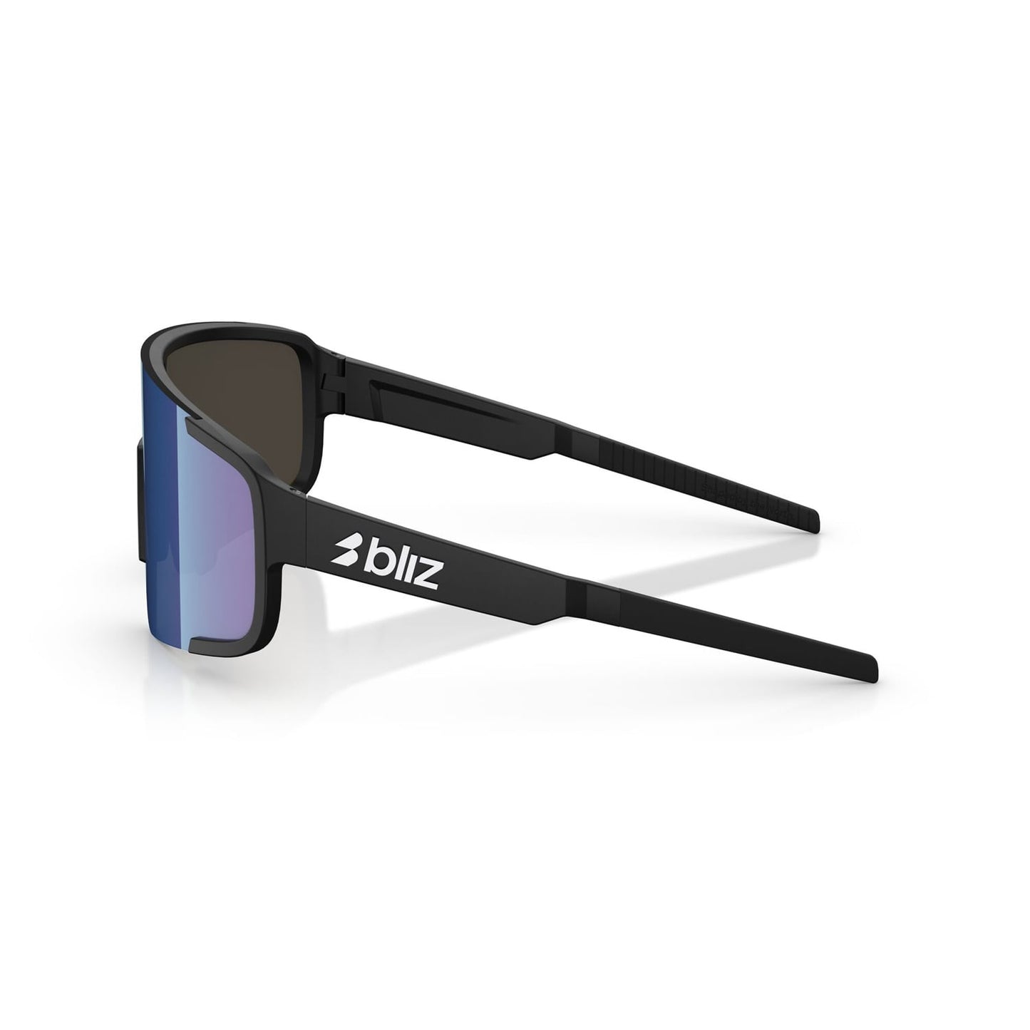 Brille BLIZ P003 Schwarz Matt Blue Mirror Screen