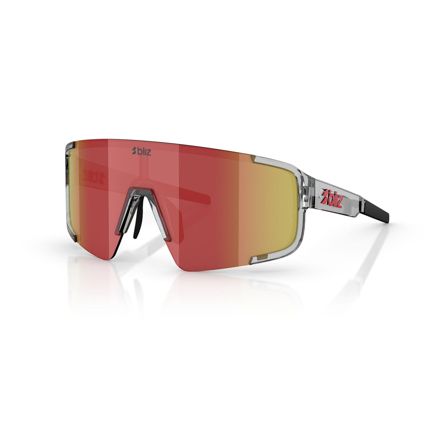 Brille BLIZ P003 Transparent Grau Bildschirm Red Multi