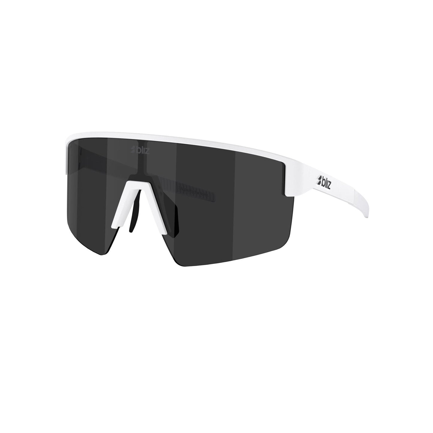 BLIZ P004 SMALL Brille Weiß Matt Smoke Screen