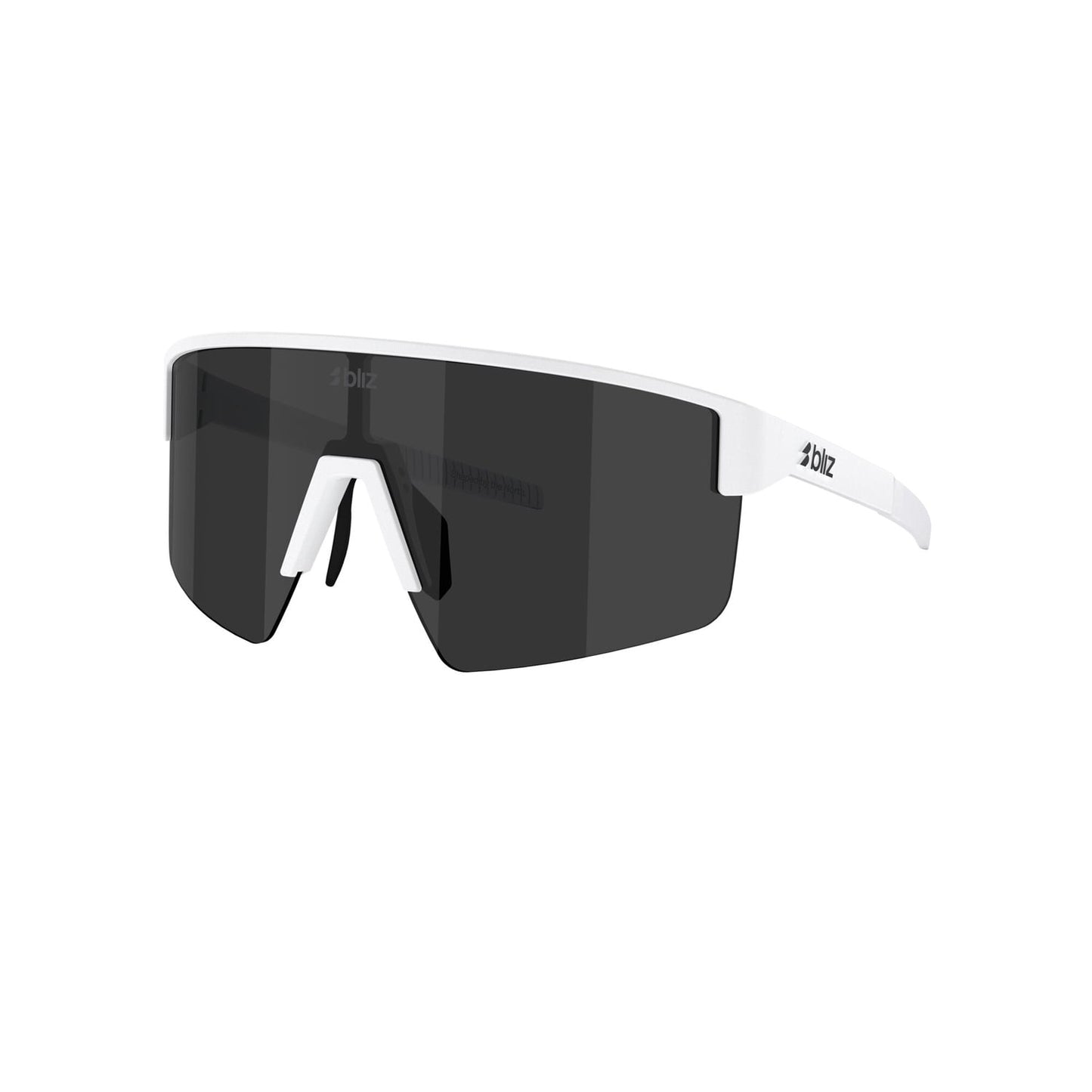 BLIZ P004 SMALL Brille Weiß Matt Smoke Screen