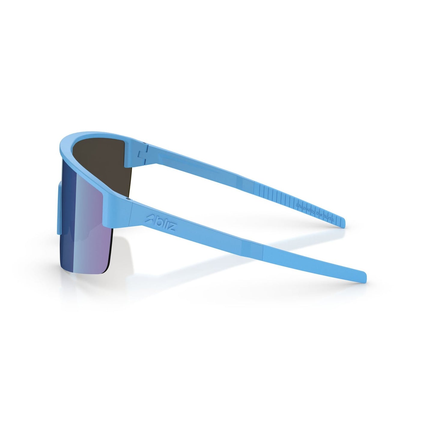 Brille BLIZ P004 Mattblau Blue Mirror Bildschirm