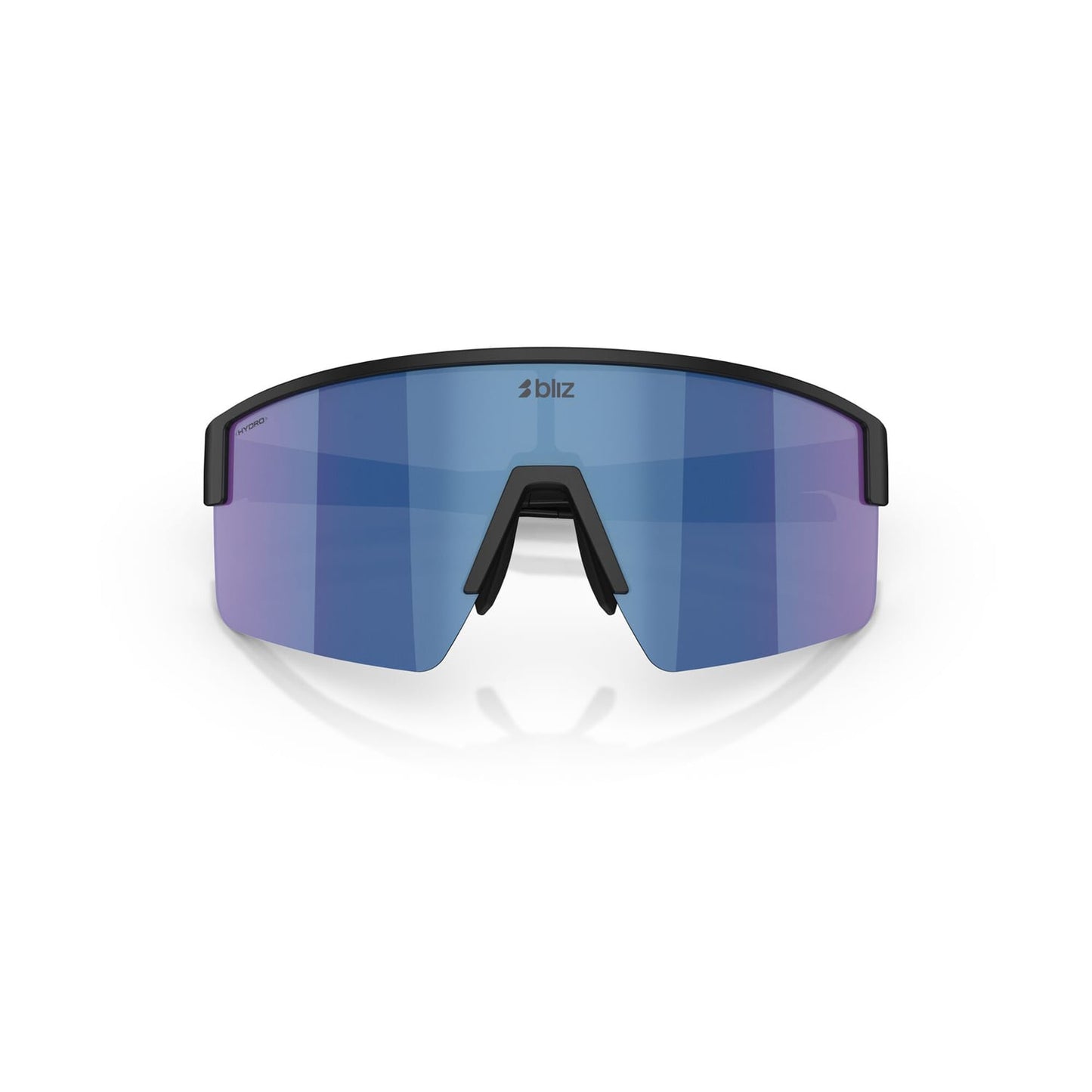 Brille BLIZ P004 Schwarz Matt Blue Mirror Bildschirm