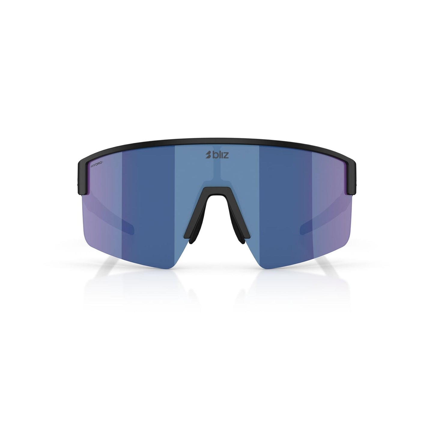 Brille BLIZ P004 Schwarz Matt Blue Mirror Bildschirm