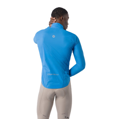 CASTELLI Transition Air Jacke in Blau – Rückansicht