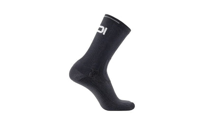 Sidi Visibilis schwarze Fahrradsocken, andere Profilansicht