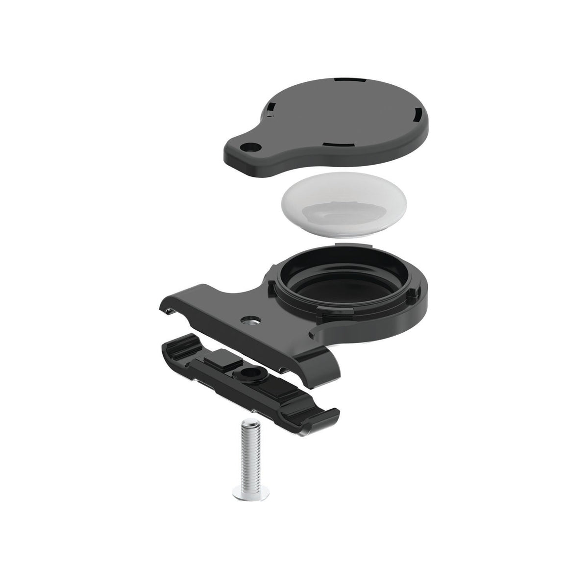 LEZYNE MATRIX SADDLE TAGGER Diebstahlschutzhalterung Schwarz (für AirTag)