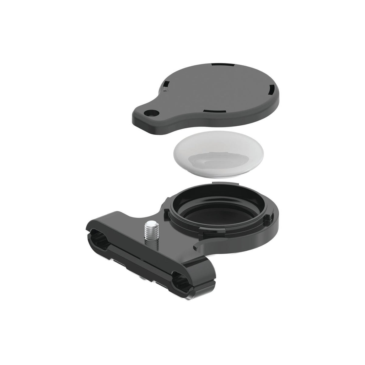 LEZYNE MATRIX SADDLE TAGGER Diebstahlschutzhalterung Schwarz (für AirTag)