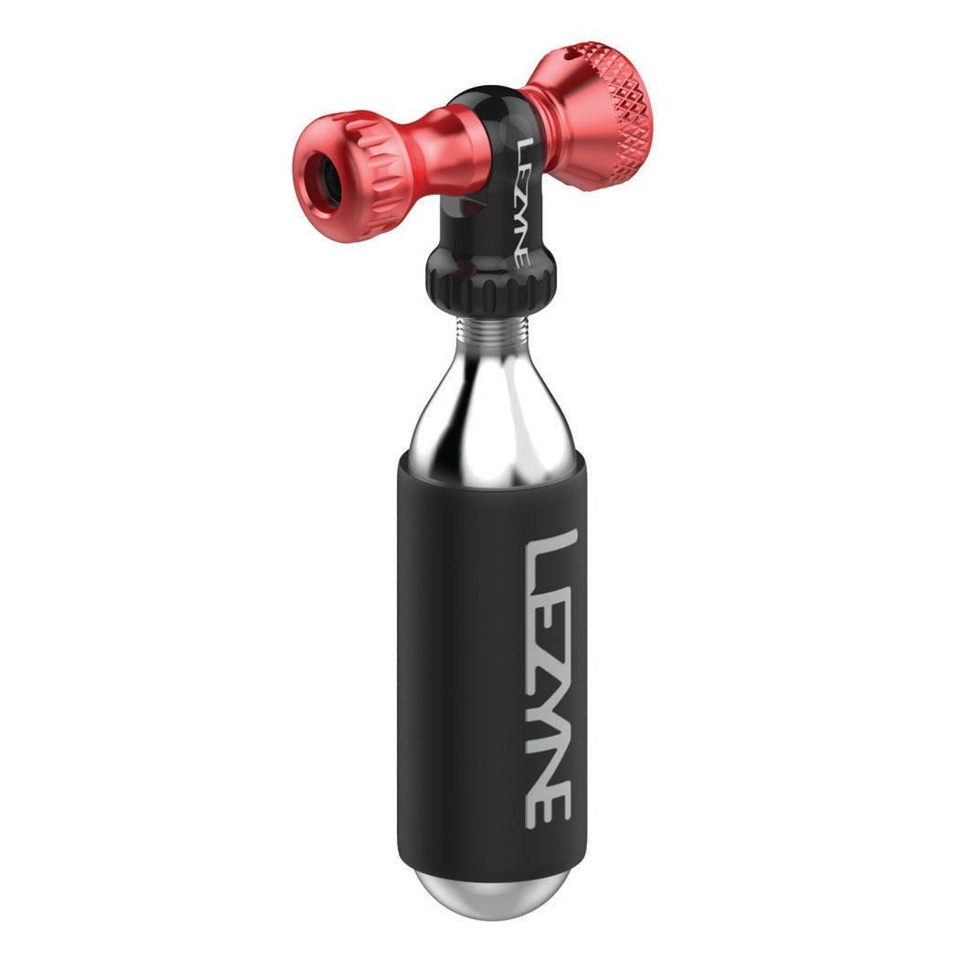LEZYNE CONTROL DRIVE CO2-Inflator + CO2-Gewindekartusche, Rot